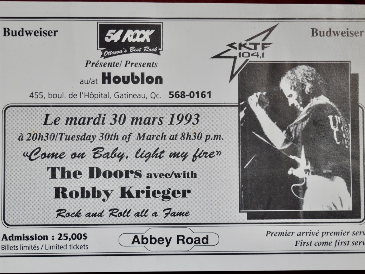 033093 Robby Krieger, Gatineau,&nbsp;QC