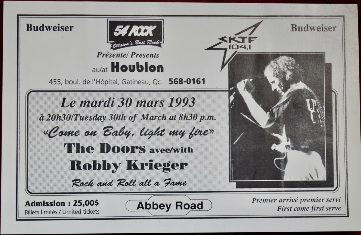 033093 Robby Krieger, Gatineau,&nbsp;QC