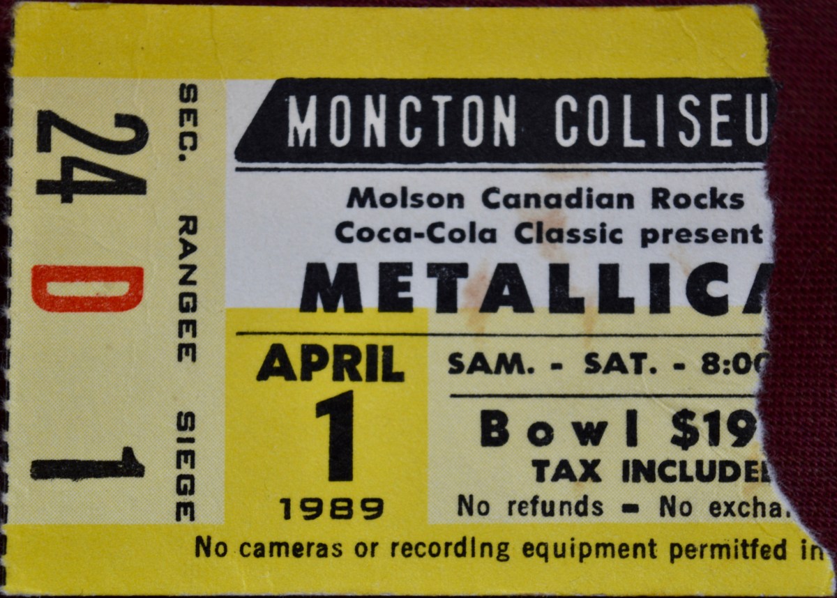 040189 Metallica/Queensrÿche, Moncton,&nbsp;NB