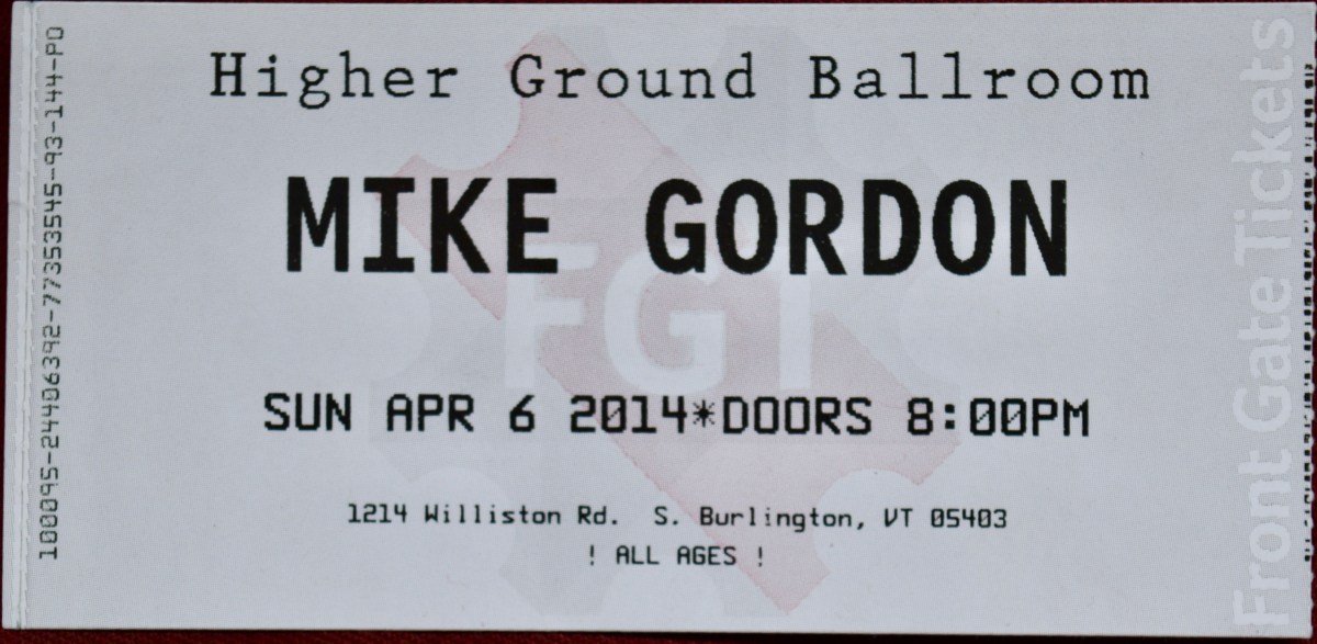 040614 Mike Gordon, Burlington,&nbsp;VT