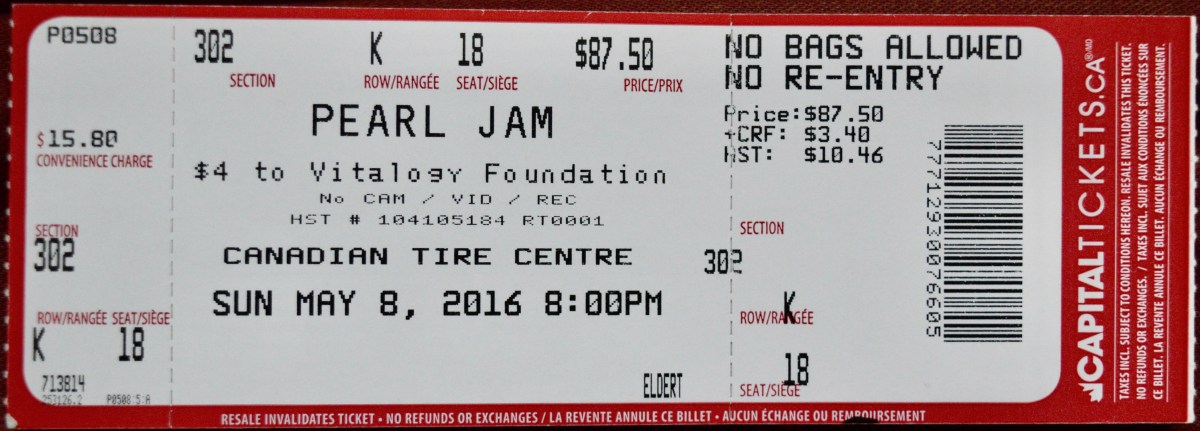 050816 Pearl Jam, Ottawa,&nbsp;ON