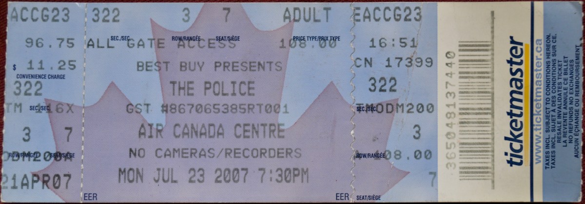 072307 The Police, Toronto,&nbsp;ON