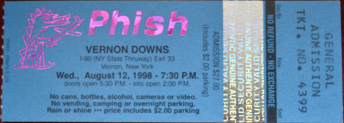 081298 Phish, Vernon,&nbsp;NY