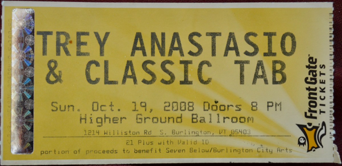 101908 Trey Anastasio Band, Burlington,&nbsp;VT