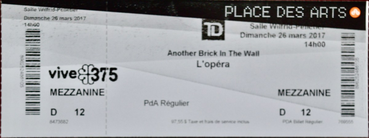 032617 Another Brick In The Wall, Montreal,&nbsp;QC