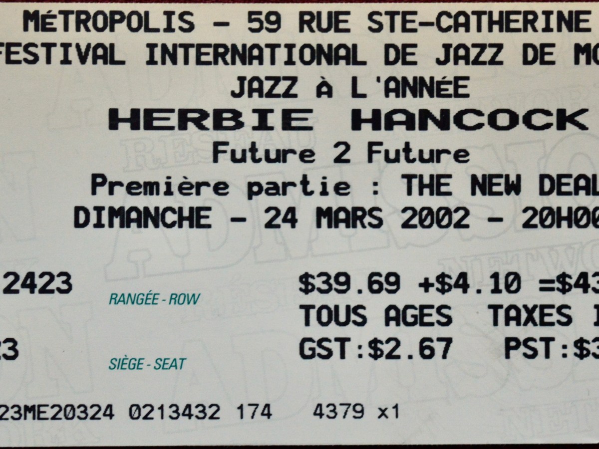 032402 Herbie Hancock/The New Deal, Montreal,&nbsp;QC