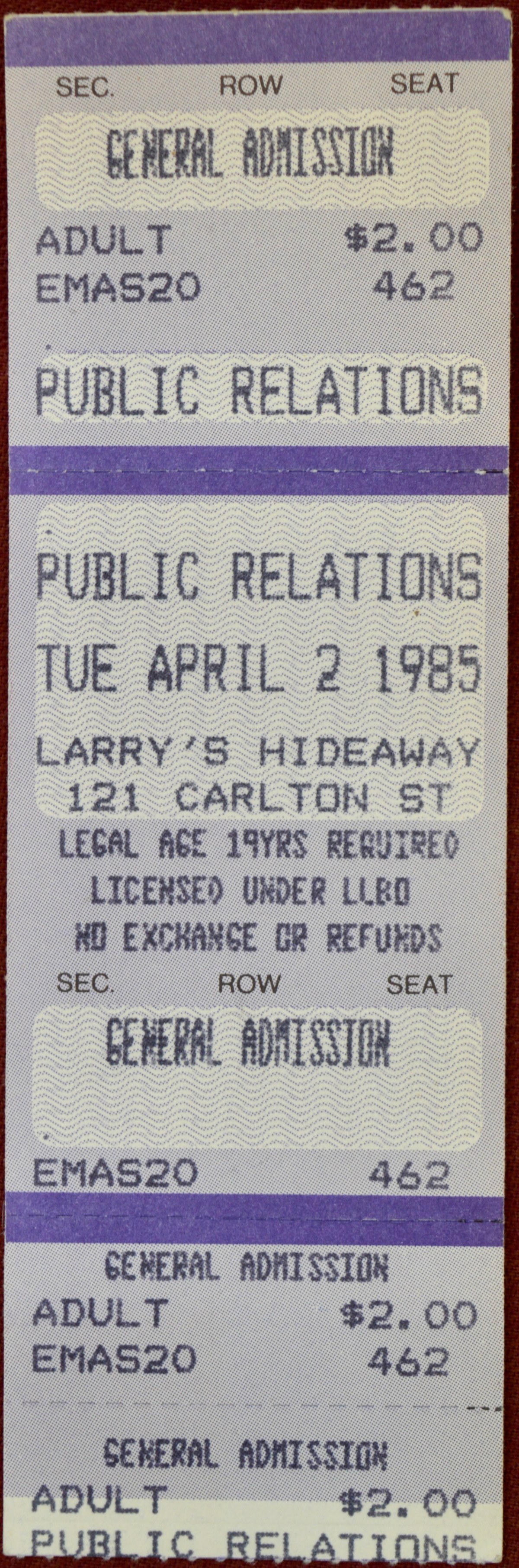 040285 Public Relations, Toronto,&nbsp;ON