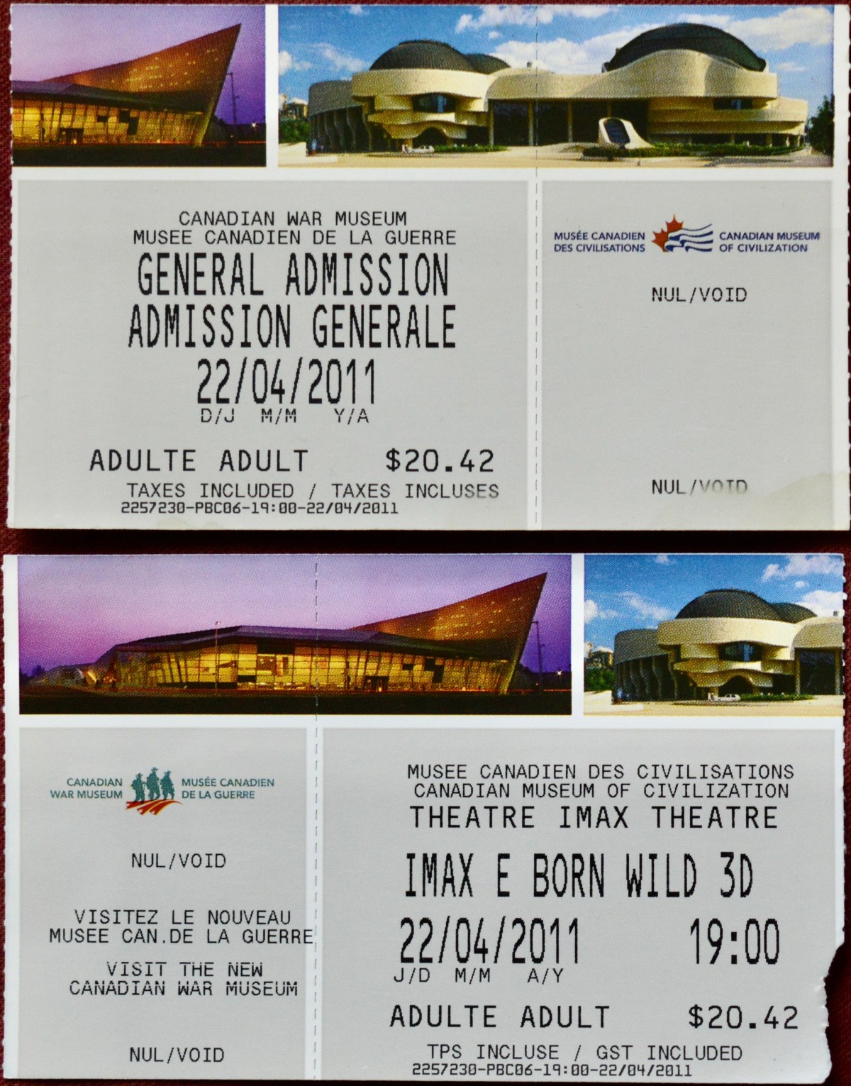 042211 IMAX: Born to Be Wild 3D, Gatineau,&nbsp;QC