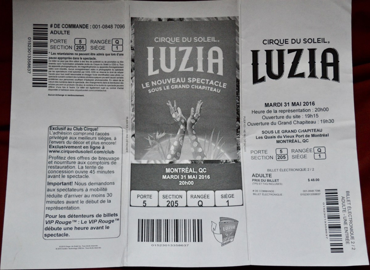 053116 Cirque du Soleil: Luzia, Montreal,&nbsp;QC