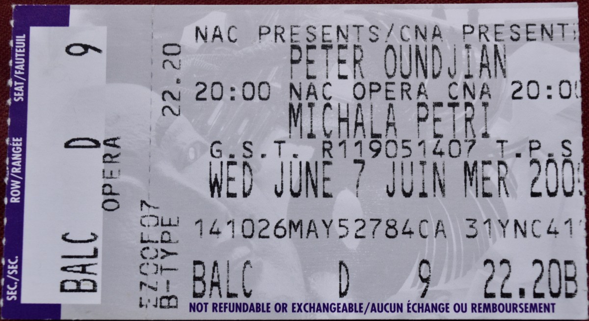 060700 NACO featuring Michala Petri plays Bach and Telemann, Ottawa,&nbsp;ON