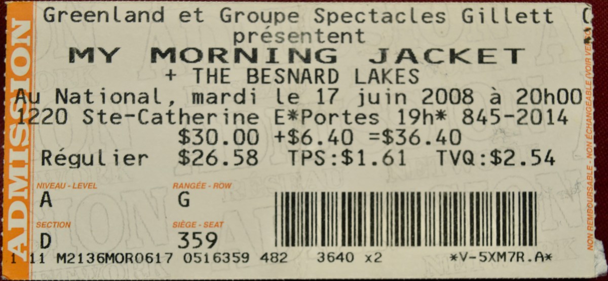 061708 My Morning Jacket, Montreal,&nbsp;QC