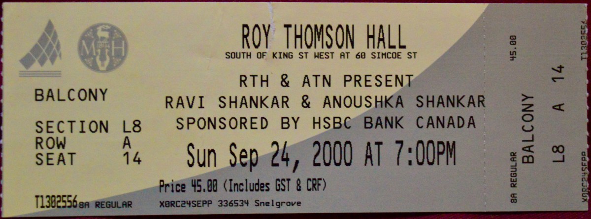 092400 Ravi & Anoushka Shankar, Toronto,&nbsp;ON