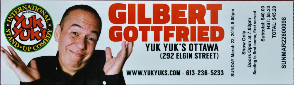 032215 Gilbert Gottfried, Ottawa,&nbsp;ON