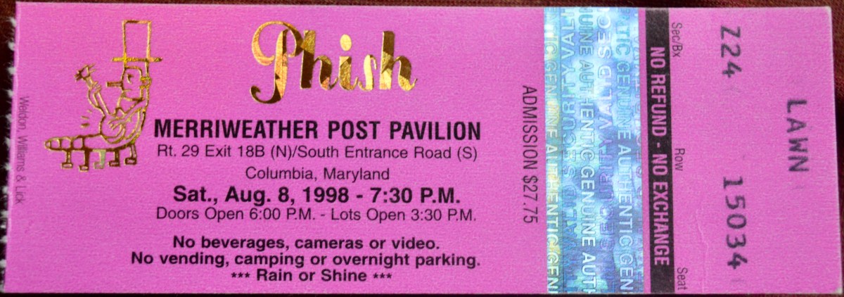 080898 Phish, Columbia,&nbsp;MD