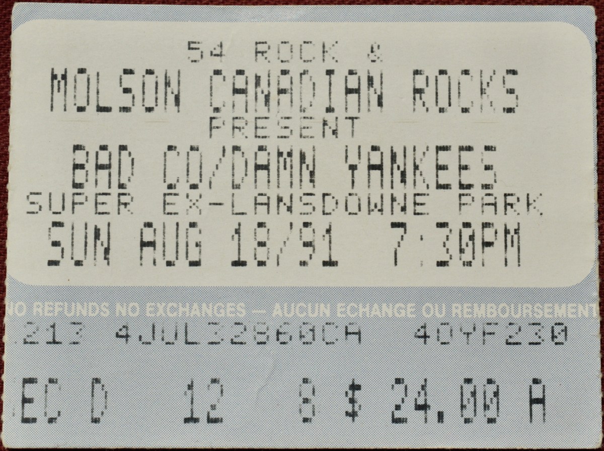 081891 Bad Company/Damn Yankees, Ottawa,&nbsp;ON