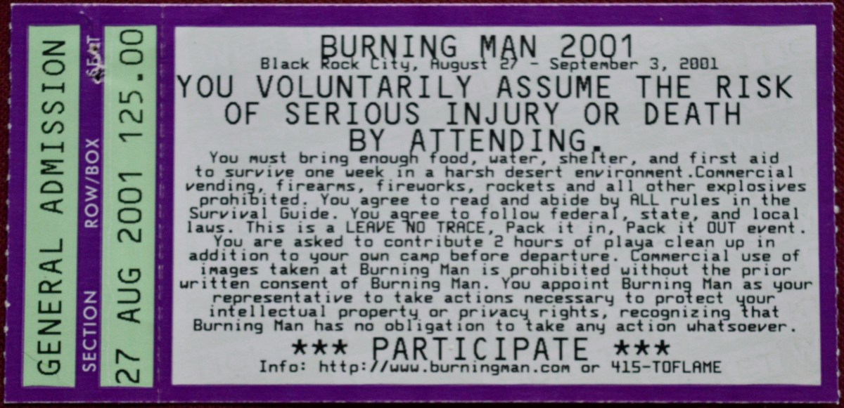 083001 Burning Man V, Black Rock City,&nbsp;NV