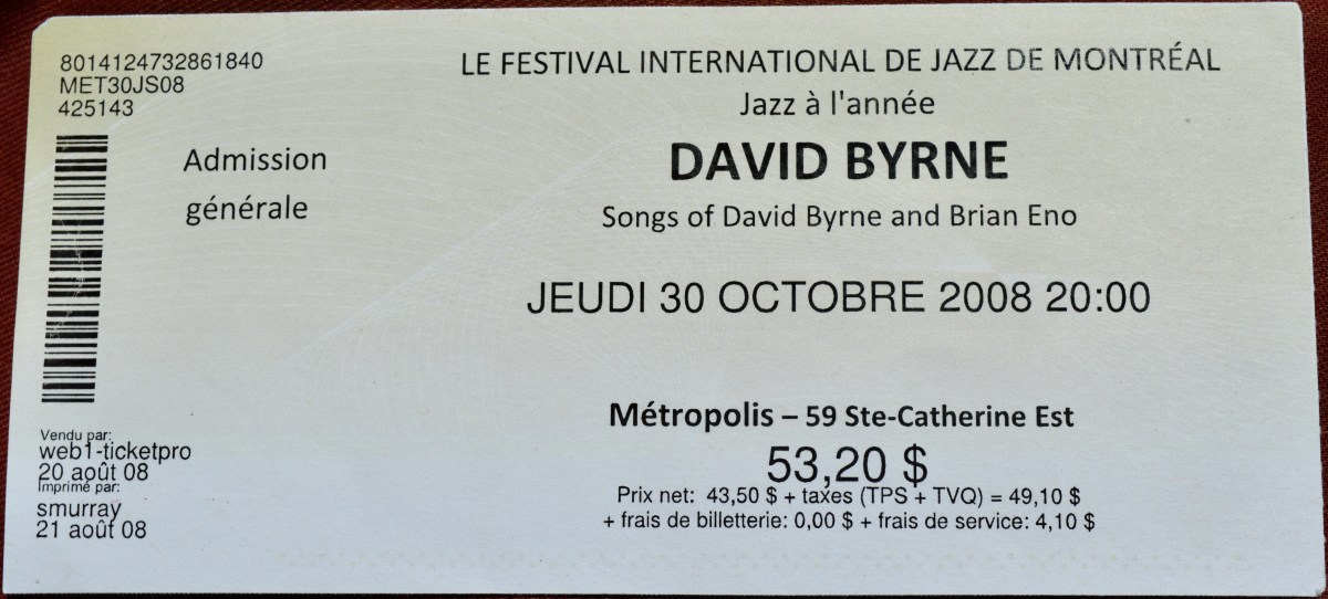 103008 David Byrne, Montreal,&nbsp;QC